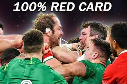 100% Red Card Moments in Rugby