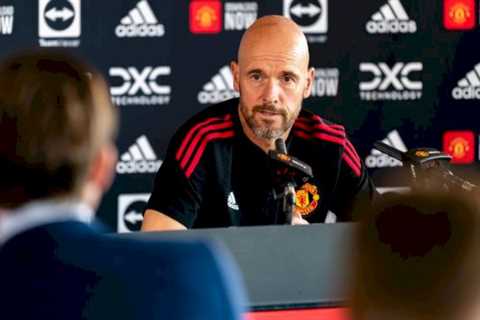 Man Utd boss Erik ten Hag refuses to speak to Sky Sports reporter due to ‘issue’ with him