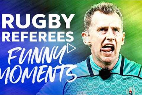 REFEREE BLOOPERS 😂 Funny Rugby Referees Moments from Nigel Owens & more