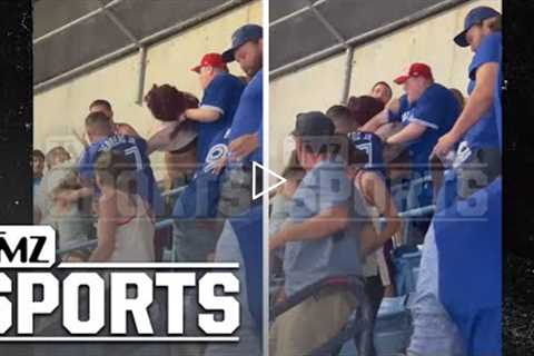 Crazy Catfight Erupts At Blue Jays Baseball Game | TMZ Sports