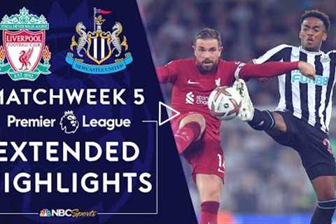 Liverpool v. Newcastle United | PREMIER LEAGUE HIGHLIGHTS | 8/31/2022 | NBC Sports