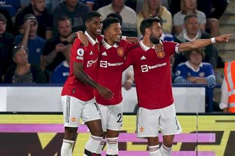 Leicester City 0-1 Man Utd: Sancho nets only goal as Red Devils down struggling Foxes