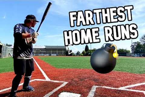 Longest Home Runs by the Baseball Bat Bros