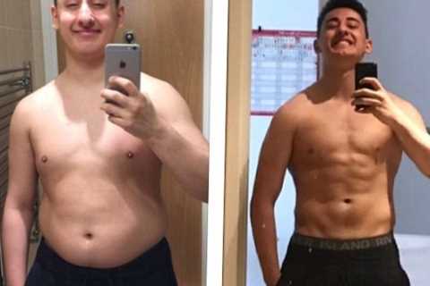 AnEsonGib shows off incredible FOUR STONE weight loss and new ripped physique ahead of Austin..