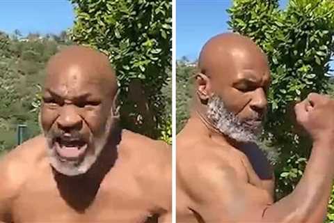Mike Tyson Took Off His Shirt And Shocked The Fans Again With His Looks And Speed