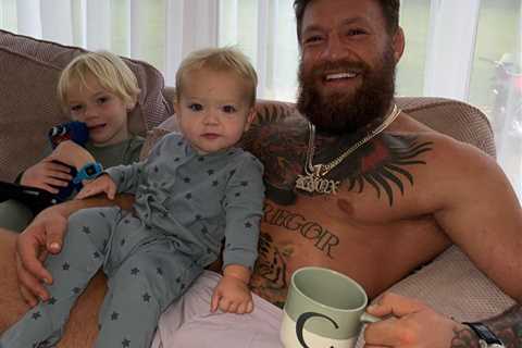 Conor McGregor posts cute snap with his two sons as UFC star plays doting dad while awaiting..