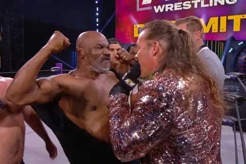 Tyson, In The Company of Former UFC Champions, Ran Into a WWE Show and Created Chaos In The Ring..
