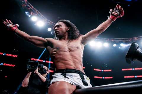 Bellator star Benson Henderson is ruthless fighter in the cage but super-dad out of it with MMA..