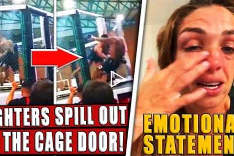 MMA Fighters SPILL OUT of the cage door! Mackenzie Dern issues EMOTIONAL statement, Mark Zuckerberg