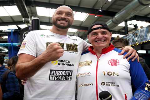 Tyson Fury’s dad John offers to fight promoter Eddie Hearn for FREE on undercard of son’s bout with ..