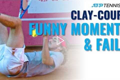 Funny Tennis Clay-Court Moments & Fails 😂