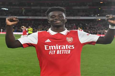 Arsenal star Bukayo Saka second-youngest to reach 20 Premier League goals after Liverpool double..