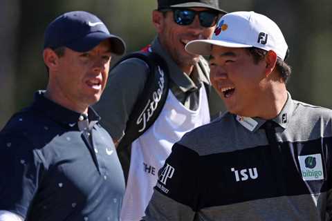 Rory McIlroy asks 20-year-old Tom Kim about beer, and it's everything