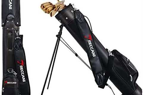 Golf Stand Bag with Detacheble Padded Strap, Lightweight Sunday Golf Bag for Driving Range Mini..
