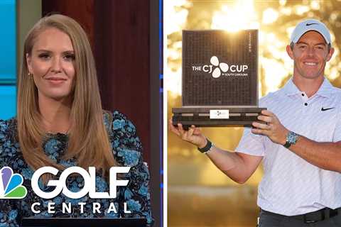 Rory McIlroy trying to keep hot streak going after CJ Cup win | Golf Central | Golf Channel