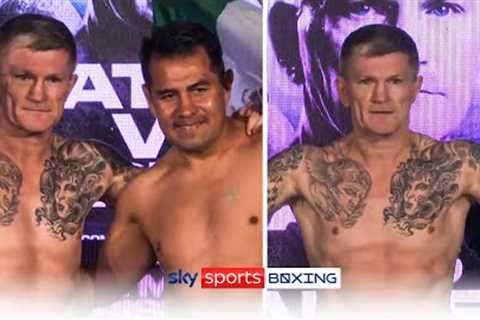 How''s he done that?! 🚨  Ricky Hatton unbelievable on the scales!