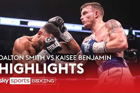 HIGHLIGHTS! Dalton Smith proves his mettle with win over Kaisee Benjamin  British title fight