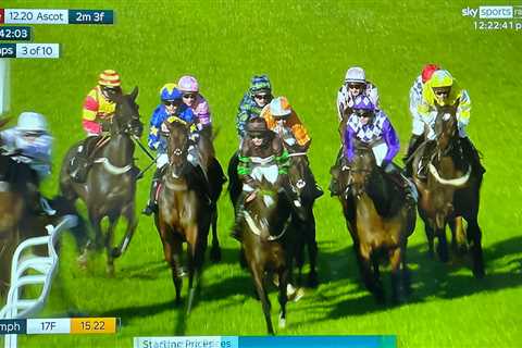 Absolute chaos at Ascot with jockey thrown through railing and another two sent crashing to turf