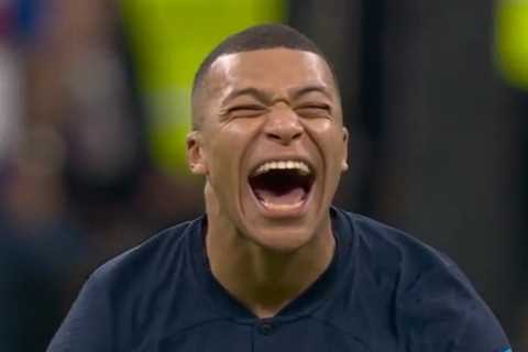 England fans left seething at Kylian Mbappe’s reaction to Harry Kane’s skied penalty in World Cup..