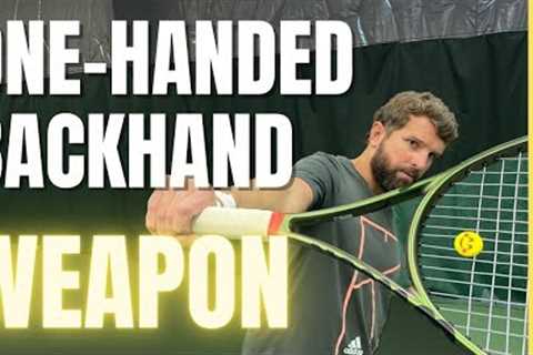 Transform Your One-Handed Backhand Into A Weapon With These 3 Tips