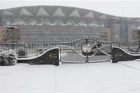 ‘The going is currently frozen’ – Saturday’s racing ALREADY at risk as punters face a second..