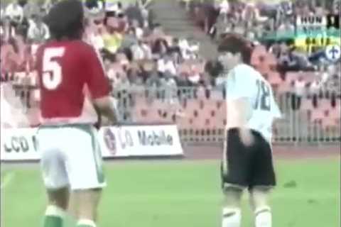 Watch Lionel Messi get red card 40 SECONDS into Argentina debut – 17 years before World Cup final..