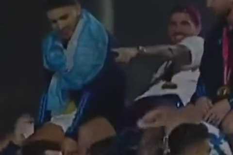 Watch Lionel Messi’s reaction as fan throws Teenage Mutant Ninja Turtle toy at him in cheeky..
