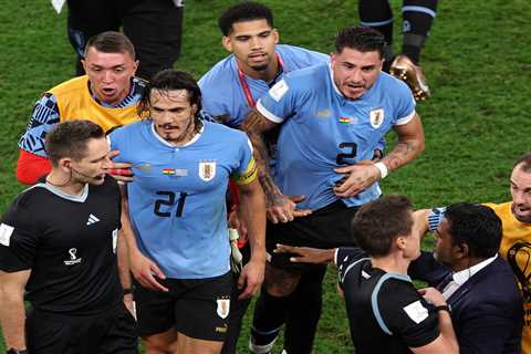 Edinson Cavani and fellow Uruguay stars could face ‘6-month BAN’ from FIFA over behaviour following ..