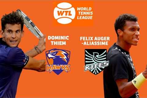 Dominic Thiem vs Felix-Auger Aliassime | 2022 World Tennis League