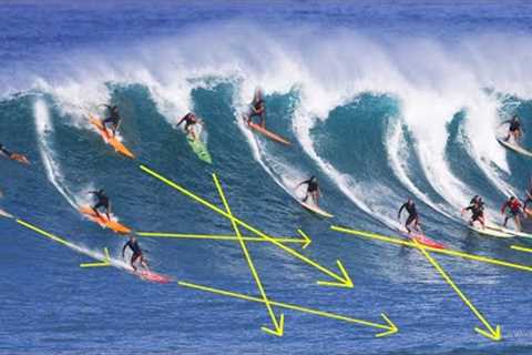 SURFING GIANT WAVES IN HAWAII. Walk along the Surfing beach