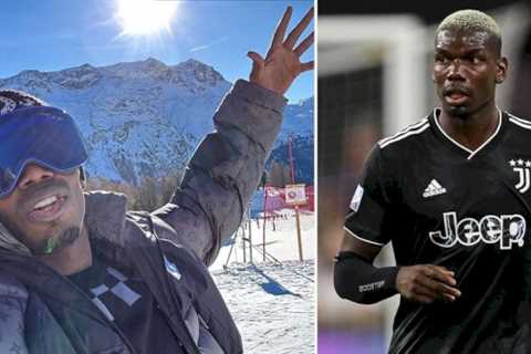 Paul Pogba infuriates Juventus fans with ski slope pics when still out injured