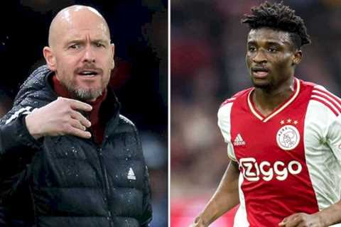 Erik ten Hag on collision course with Ajax as Man Utd consider Mohammed Kudus transfer