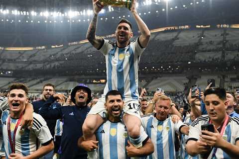 Lionel Messi told Sergio Aguero to ‘stop drinking’ during Argentina’s World Cup celebrations after..