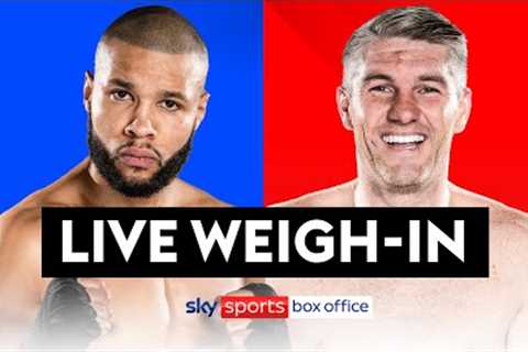 EUBANK JR VS LIAM SMITH!  LIVE WEIGH-IN
