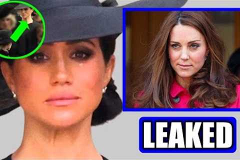 SHE''S A BULLY! Scary Video Of Meghan SLAPPING Charlotte During Queen''s Funeral Leaked