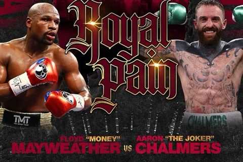 Floyd Mayweather and Aaron Chalmers look to upstage Jake Paul and Tommy Fury as two fights..