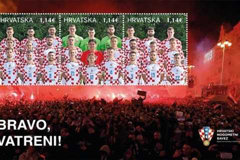 New stamp released to honour Croatia’s World Cup success