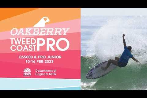 WATCH LIVE Day 1 of the Oakberry Tweed Coast Pro