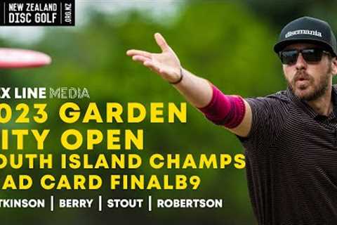 2023 Discmania Garden City Open | Lead Card FINALB9 | Watkinson, Berry, Stout, Robertson