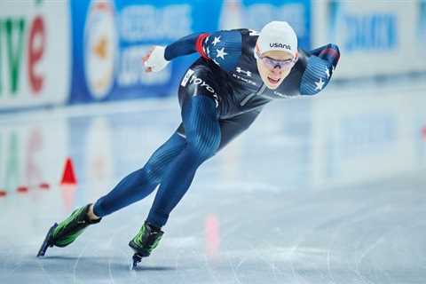 Jordan Stolz heads into speed skating worlds with World Cup success