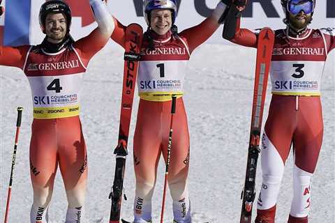 Another Swiss Double Podium at Men’s Giant Slalom at 2023 World Championships