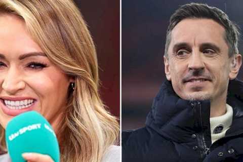 Laura Woods’ eerie face swap with Gary Neville leaves fans ‘frightened to sleep’