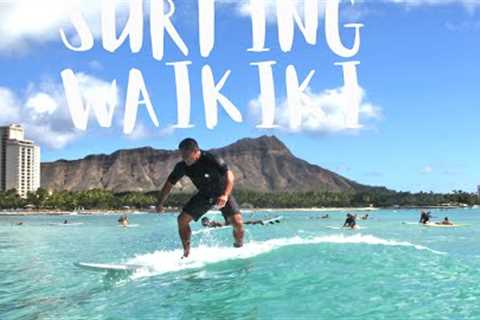 HOW TO SURF WAIKIKI l BEGINNER TIPS X TRICKS!