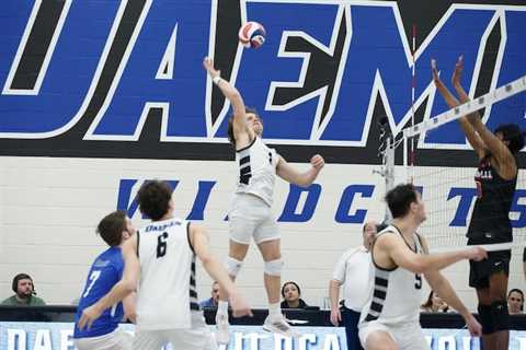 Men’s volleyball conference action heats up as NCAA beach gets underway
