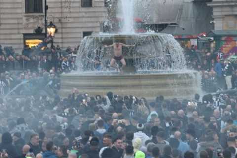 Newcastle fans take over London as Magpies prepare for League Cup final vs Man Utd