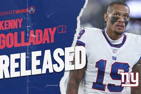 Giants are releasing WR Kenny Golladay