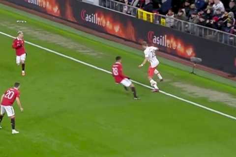 Man Utd fans fuming as West Ham goal stands despite ball ‘clearly being out of play’