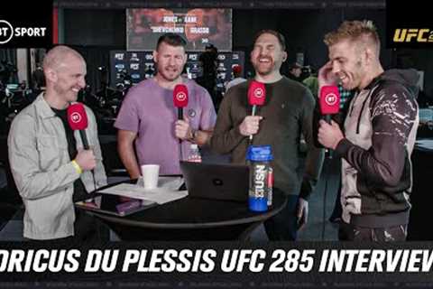 'I'll bring the belt to Africa' 🌍🏆 Dricus Du Plessis has HUGE goals for his UFC career  #UFC285