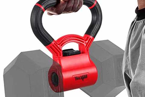 Yes4All Kettlebell Grip - Kettle Grip New Version - Kettle Grip Handle to Convert Dumbbells into..
