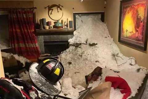 Photo From Olympic Valley Apartment Shows Destruction Caused by Palisades Tahoe, CA, Avalanche